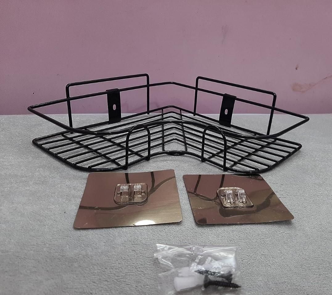 Self Adhesive Metal Corner Shelf (Buy 1 Get 1 Free)